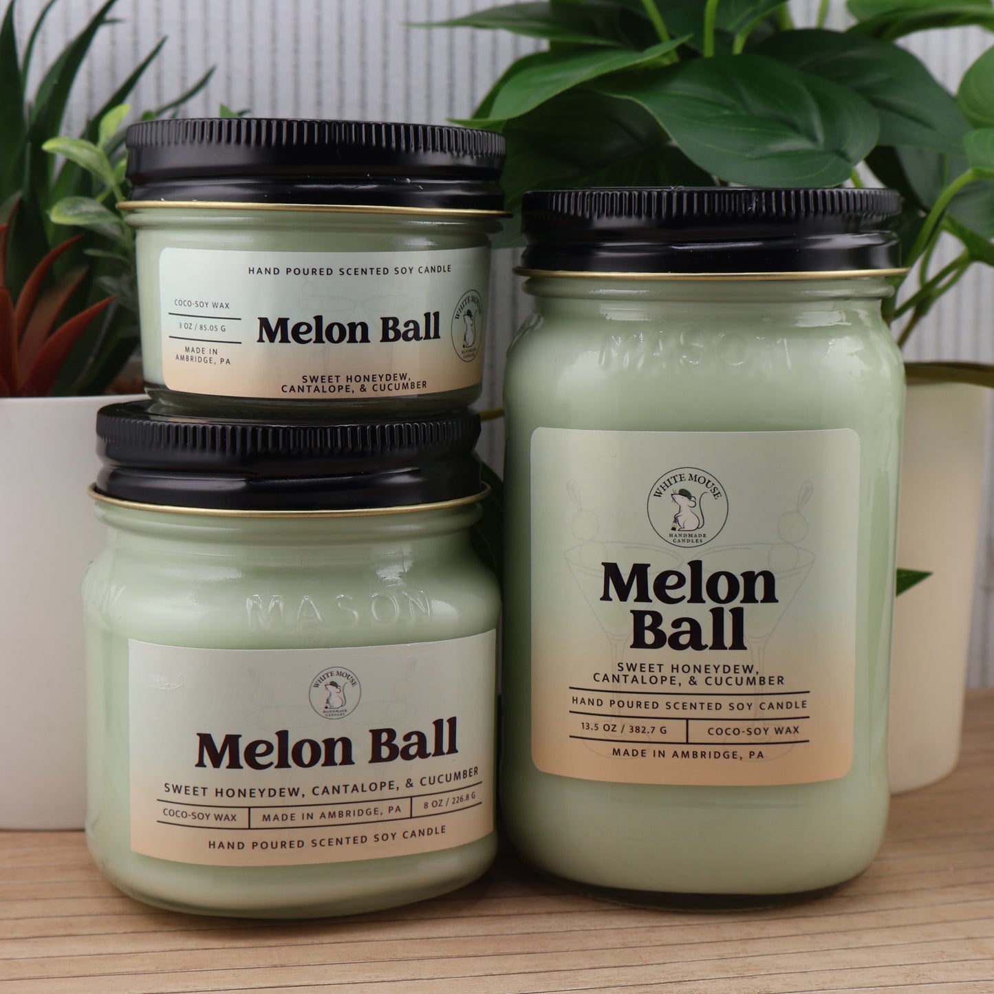 Melon Ball Candle