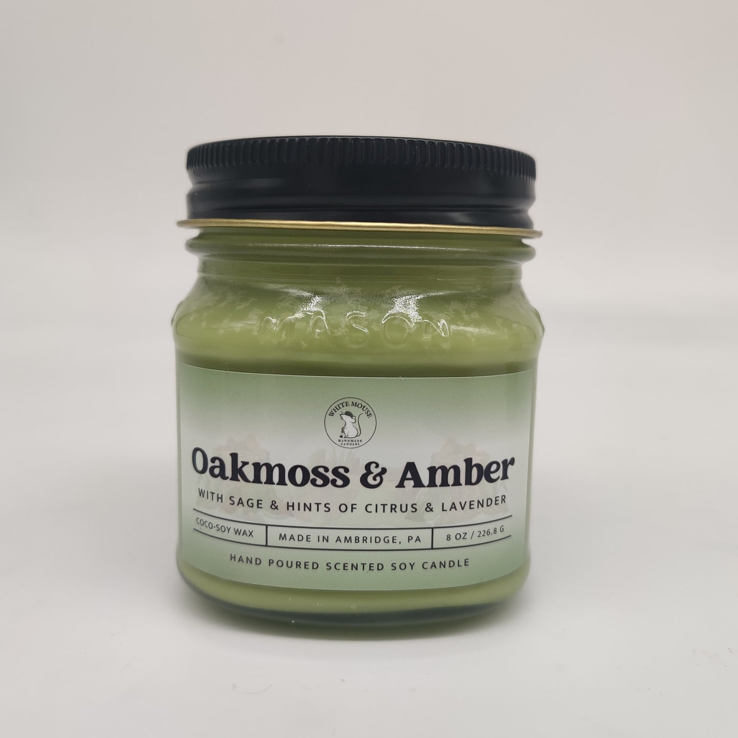 Oakmoss and Amber Candle