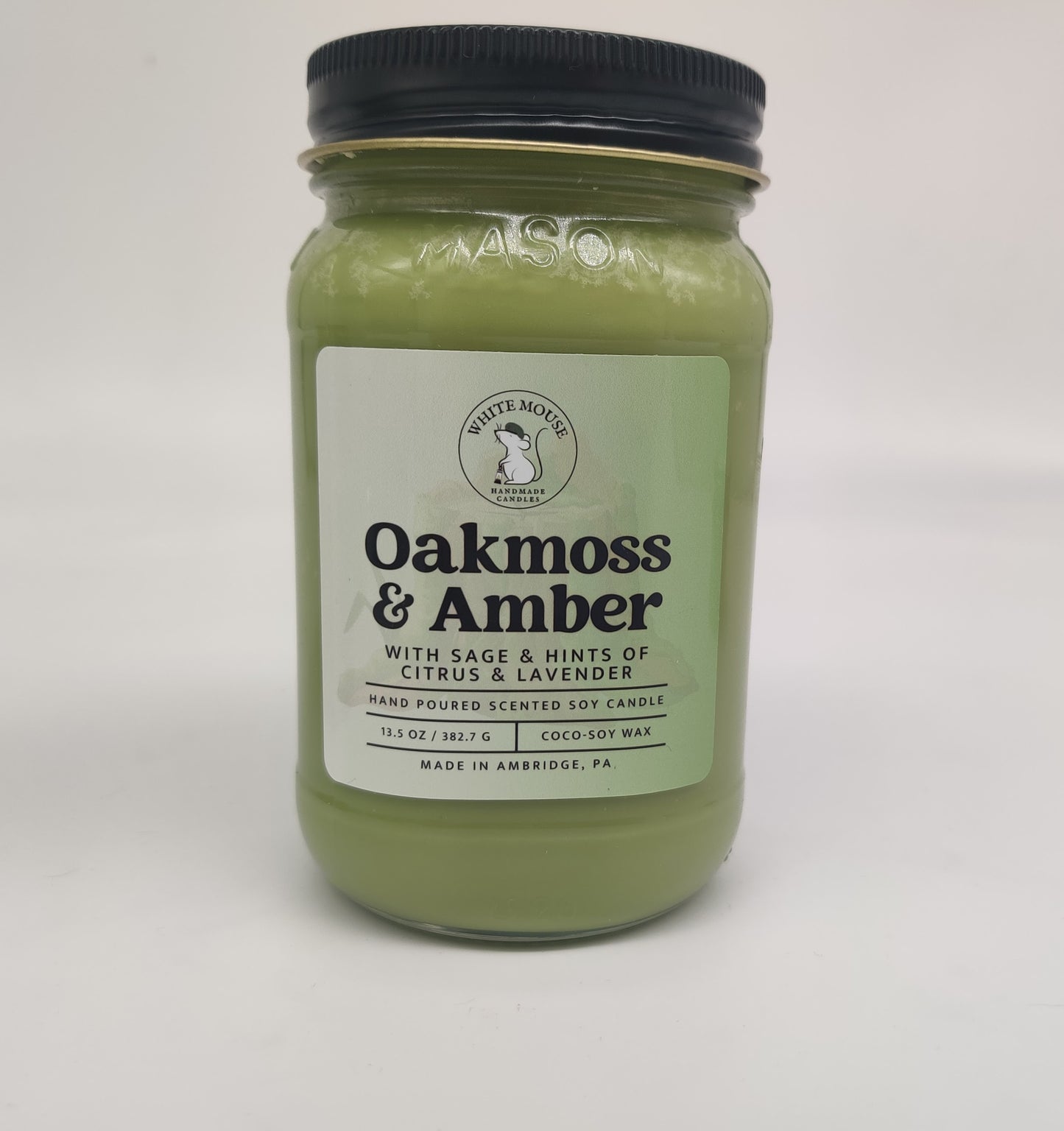 Oakmoss and Amber Candle