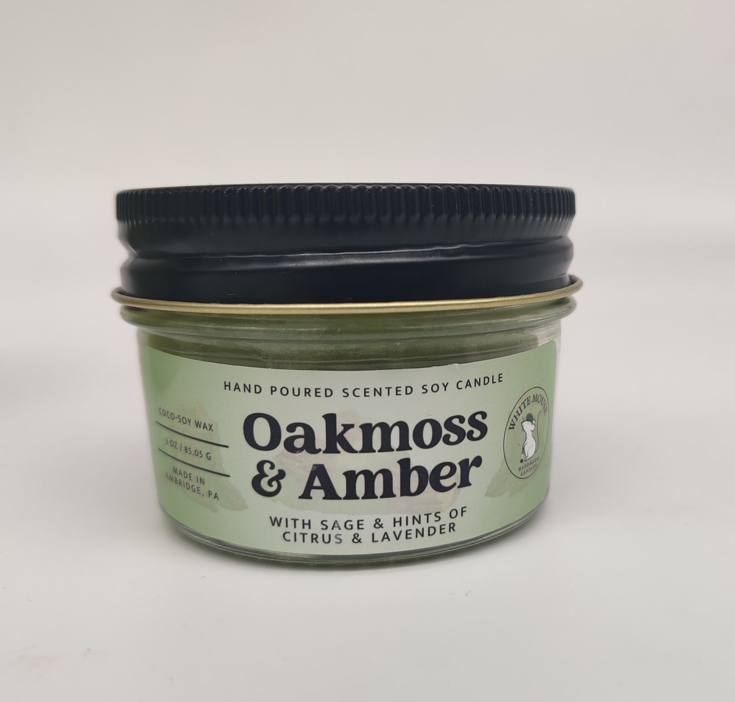 Oakmoss and Amber Candle