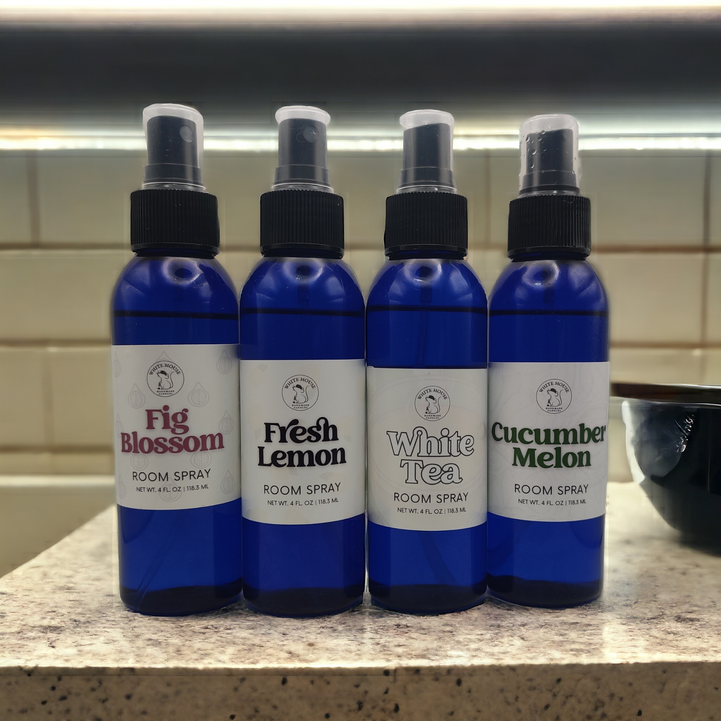 Room Spray - Handmade, Odor-Eliminating, and Available in Four Inviting Scents