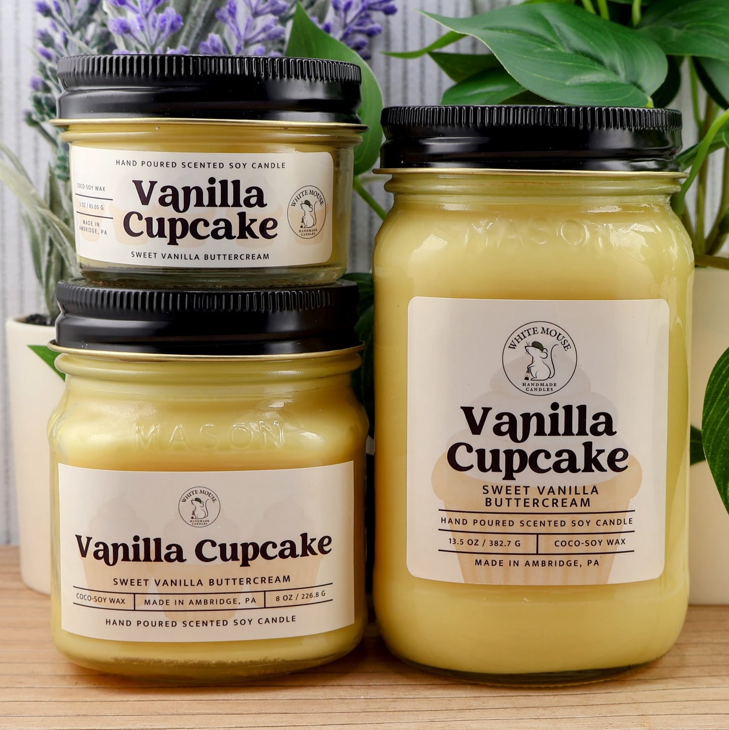 Vanilla Cupcake Soy Coconut Wax Candle
