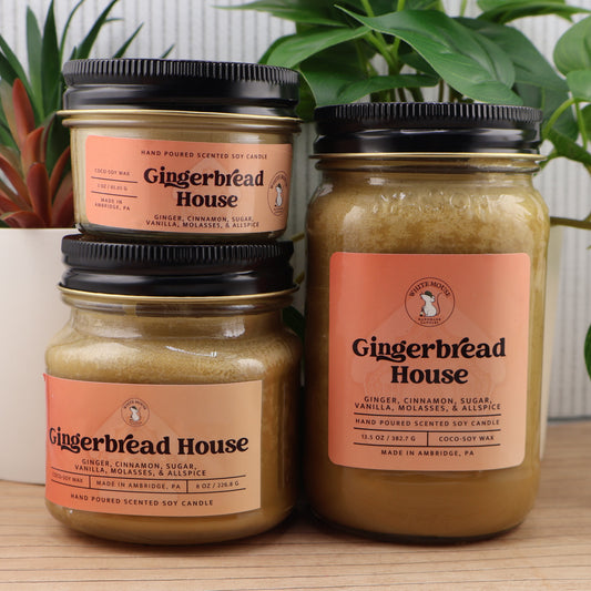 Gingerbread House Candle