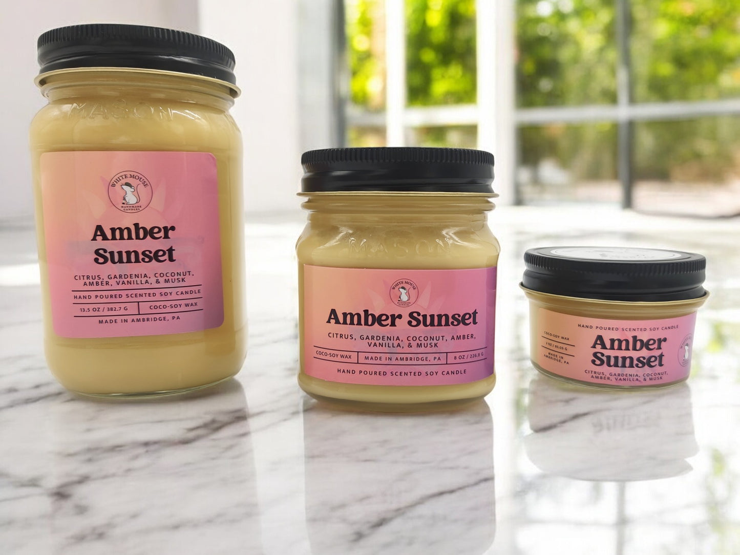 Amber Sunset Candle