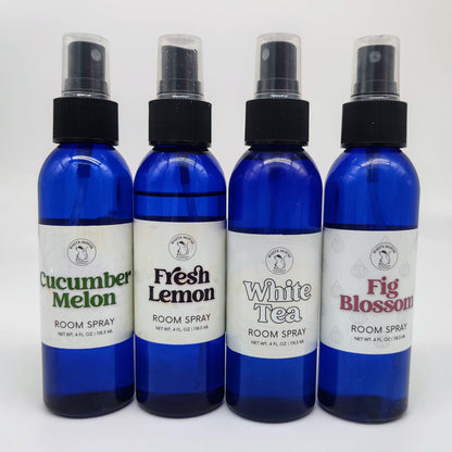 Room Spray - Handmade, Odor-Eliminating, and Available in Four Inviting Scents