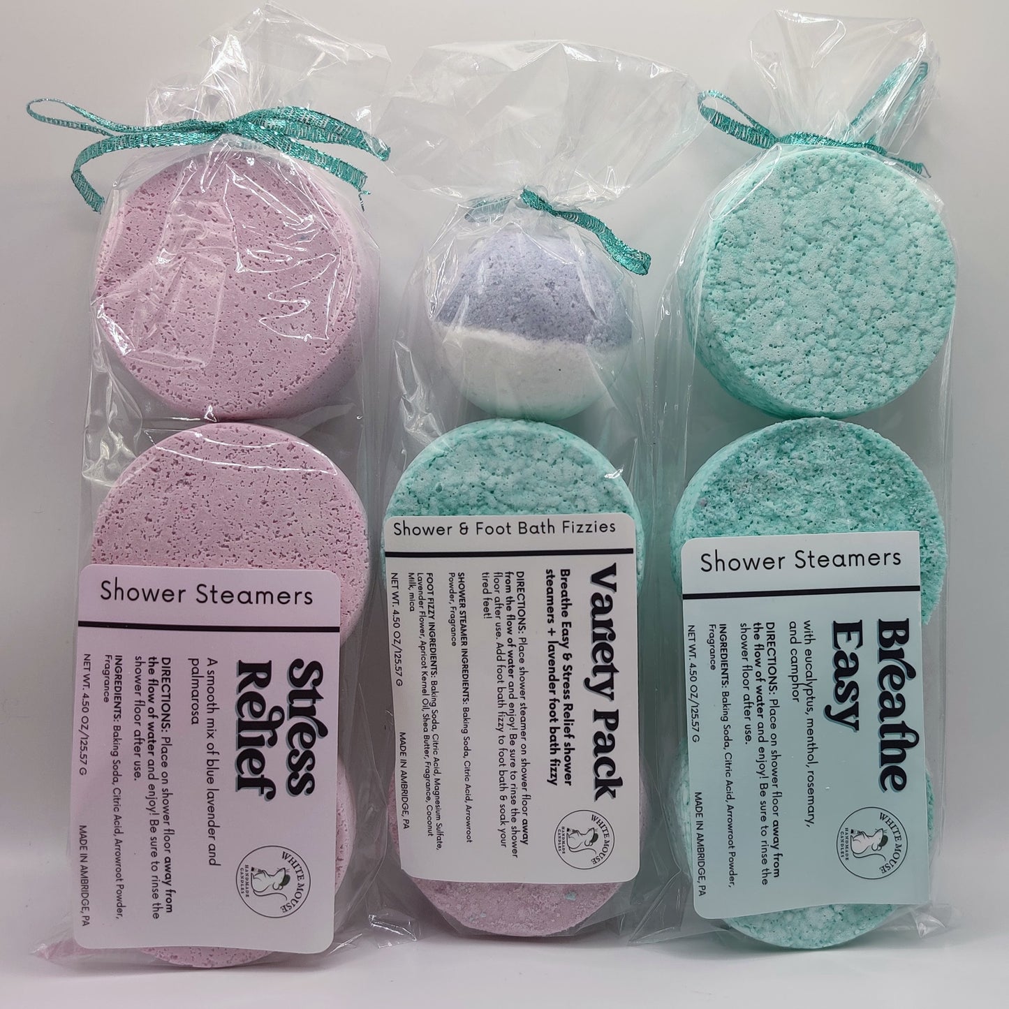 Shower & Foot Bath Fizzies - Variety Pack