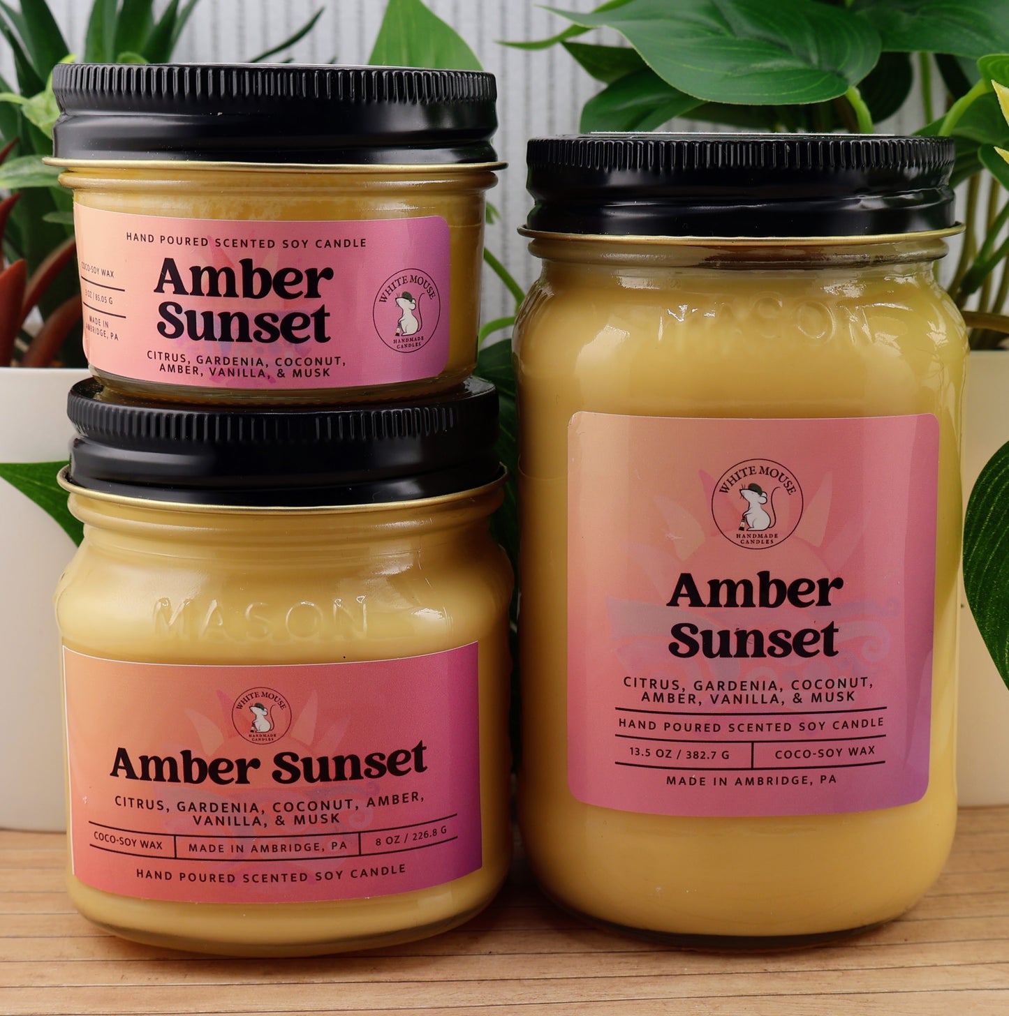 Amber Sunset Candle