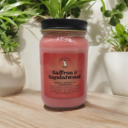 Saffron and Sandalwood Candle