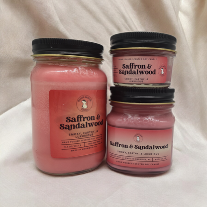 Saffron and Sandalwood Candle