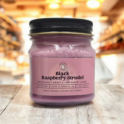 Black Raspberry Strudel Candle