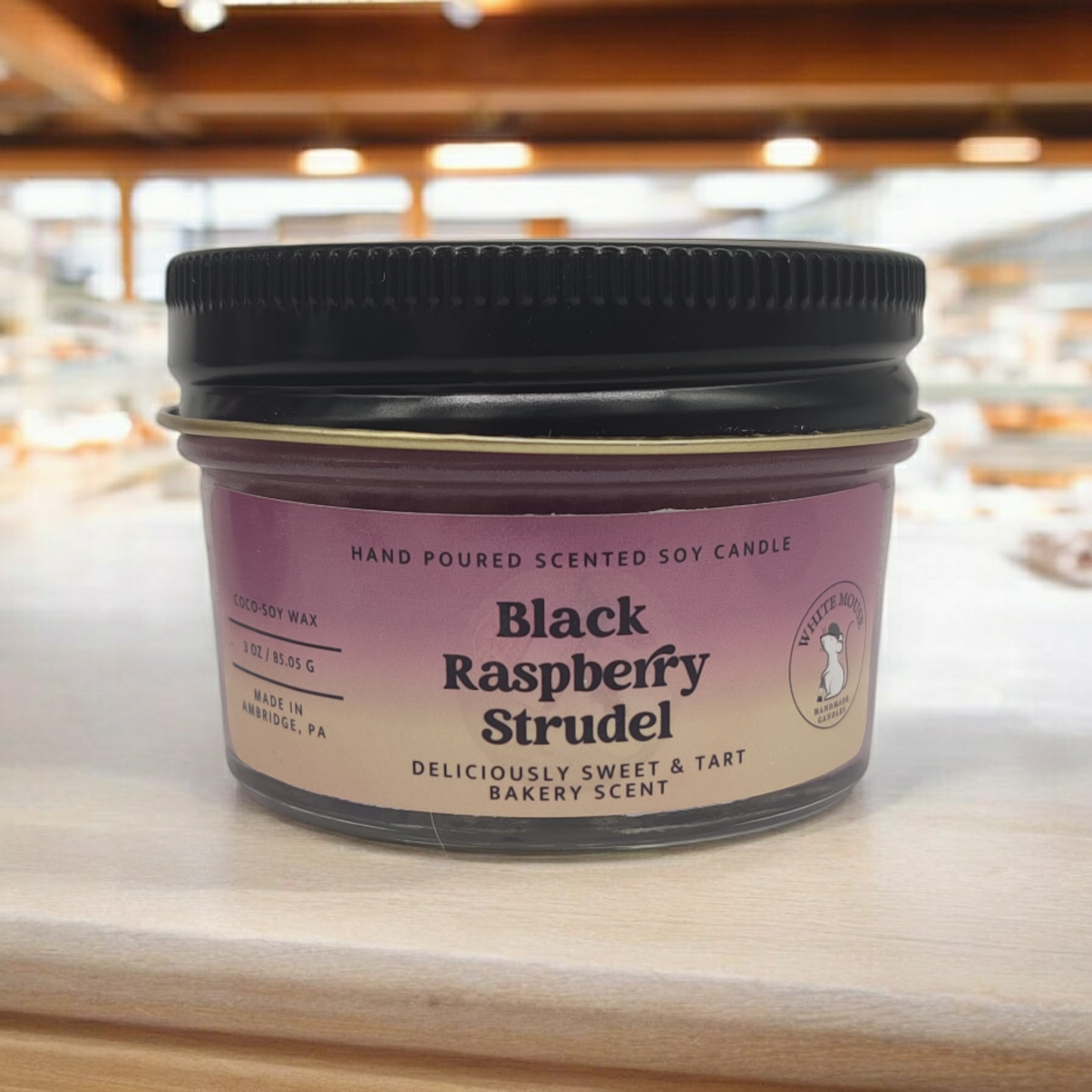 Black Raspberry Strudel Candle