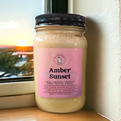 Amber Sunset Candle