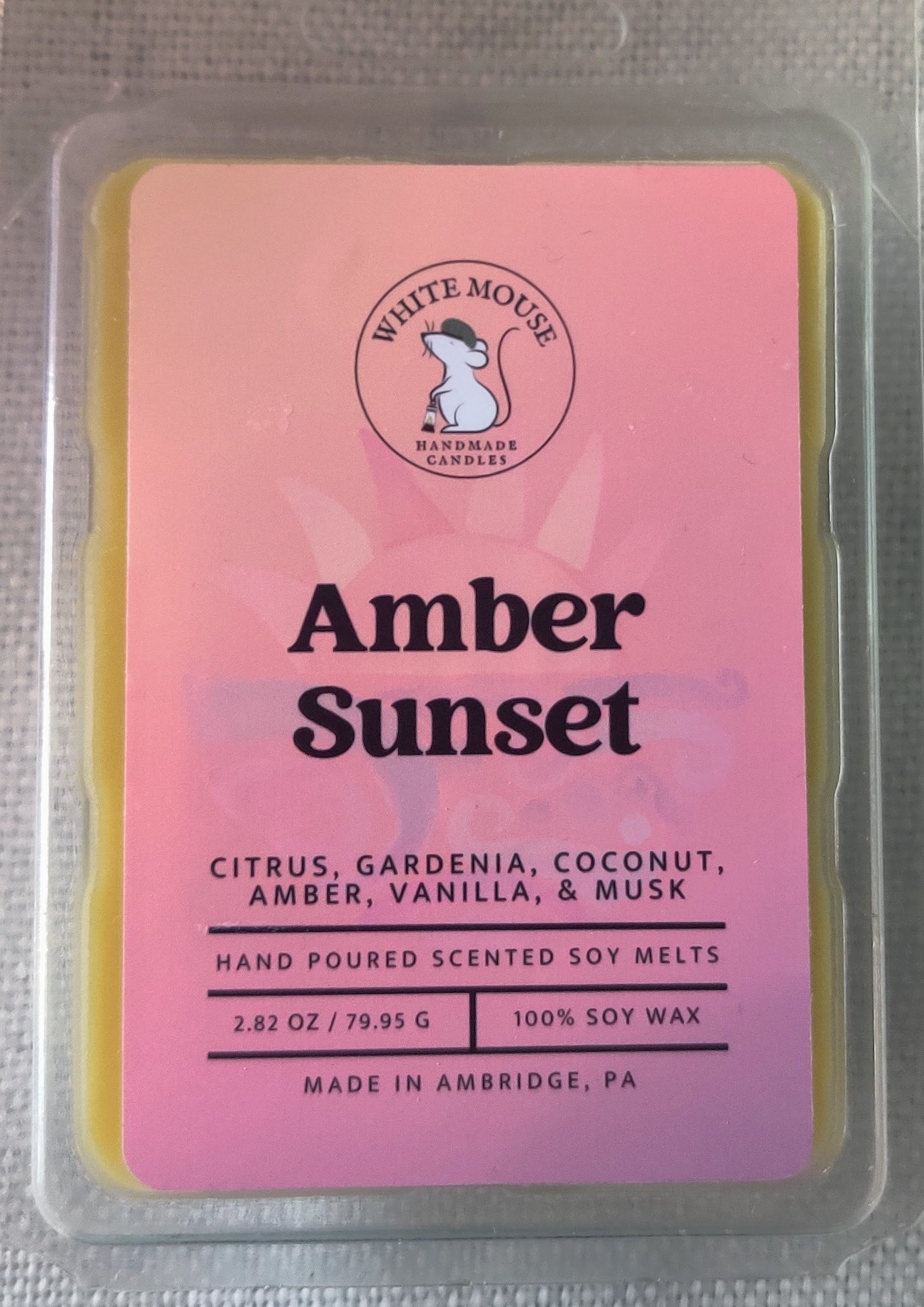 Amber Sunset Soy Wax Melts/Tarts